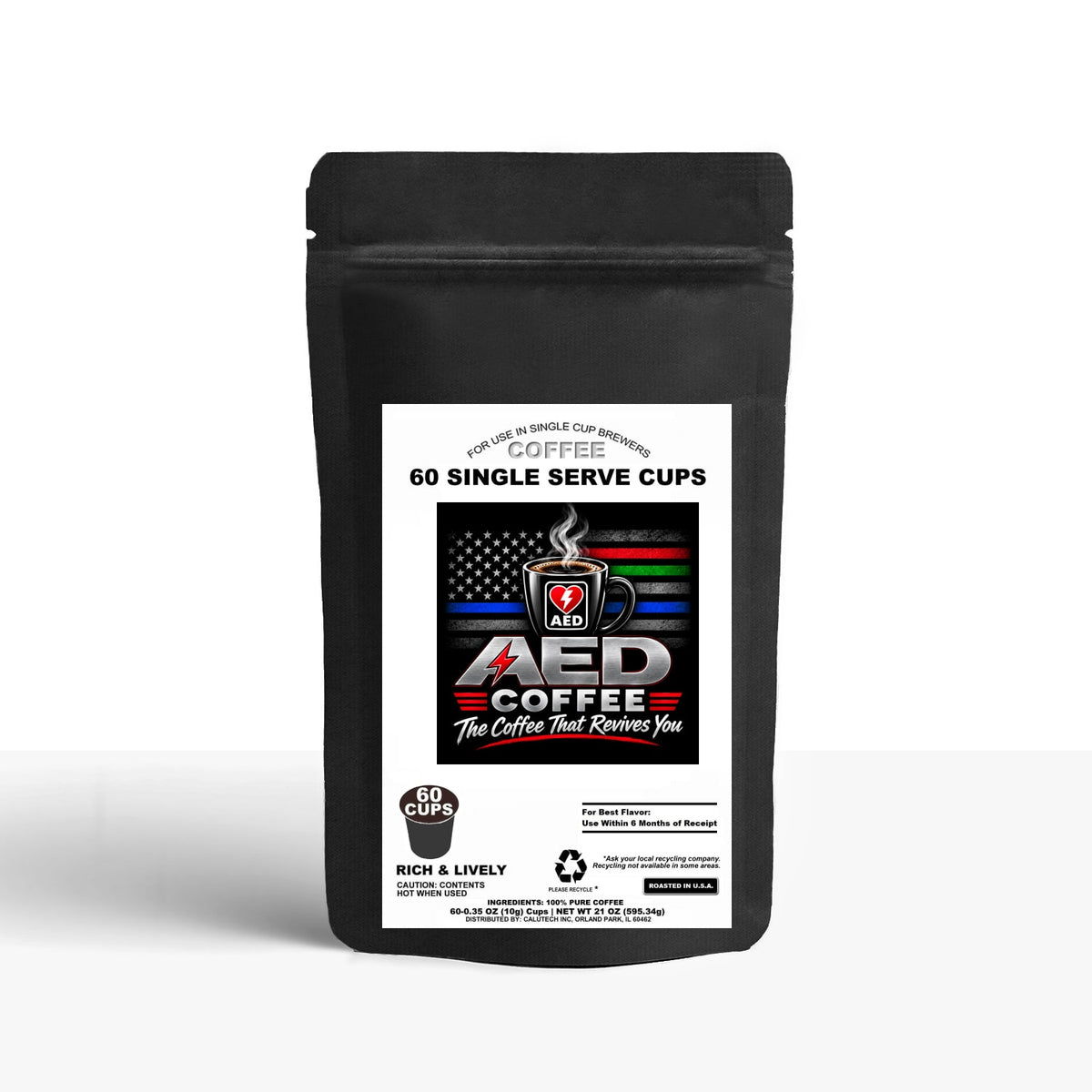 60 Pack Single Serve Coffee Capsules